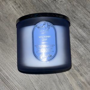 Bath and bodywork’s laundry day 3 wick candle
